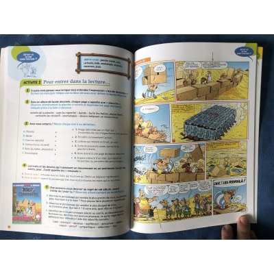 Asterix and Cleopatra with new 24-page teaching aid