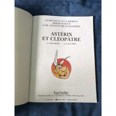 Astérix et Cléopâtre avec le support pédagogique de 24 pages neuf