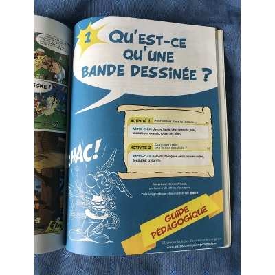 Astérix le tour de gaule avec le support pédagogique de 24 pages neuf