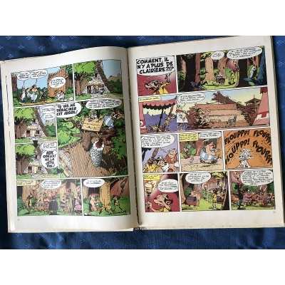 rarissime Astérix le domaine des dieux EO avec dessin couverture partiel