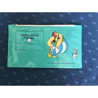 Astérix rare trousse publicitaire grand arome poulain Obélix neuve