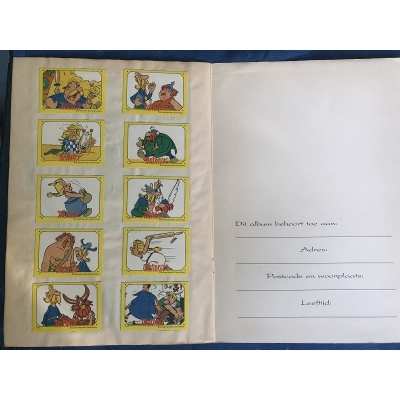 Asterix Monty 1984 complete album with 100 stickers