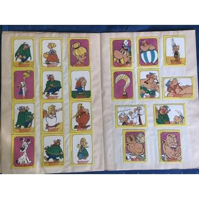 Asterix Monty 1984 complete album with 100 stickers