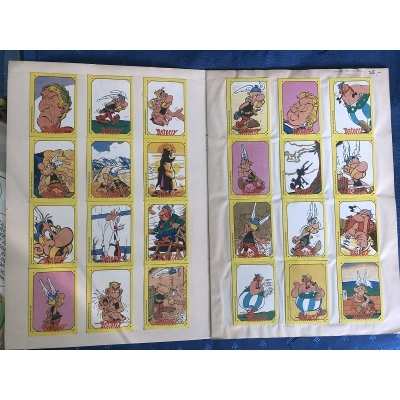 Asterix Monty 1984 complete album with 100 stickers