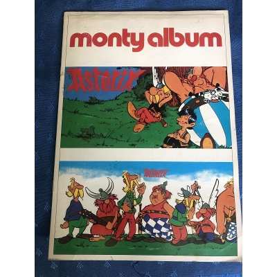 Asterix Monty 1984 complete album with 100 stickers