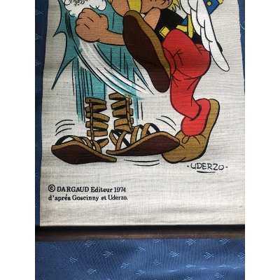 Rare kakemono Astérix de 1974 NEUF (1)