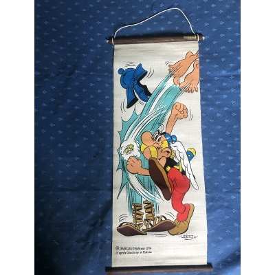 Rare kakemono Astérix de 1974 NEUF (1)