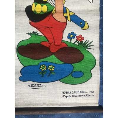 Rare kakemono Astérix de 1974 NEUF