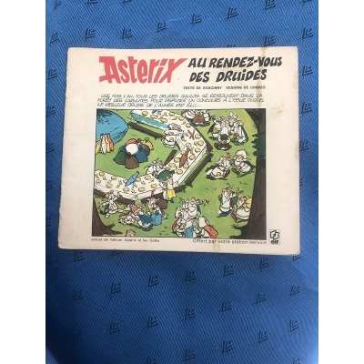 Asterix ELF booklet "AU RENDEZ VOUS DES DRUIDES" average condition