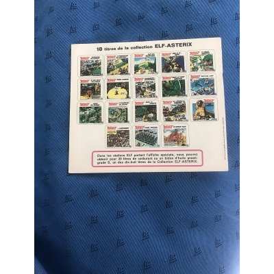 Asterix booklet ELF "court toujours" new