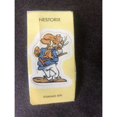 Asterix rare set of 9 Colgate stickers 1979 (Belgium)