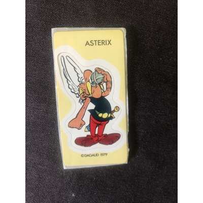 Asterix rare set of 9 Colgate stickers 1979 (Belgium)