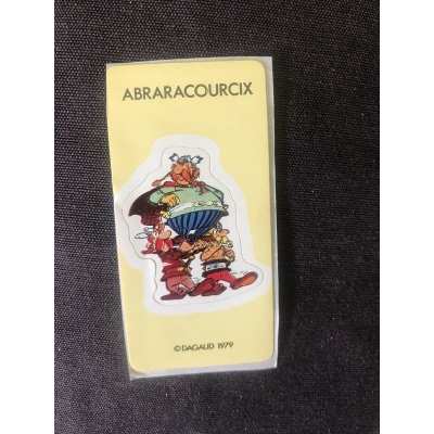 Asterix rare set of 9 Colgate stickers 1979 (Belgium)