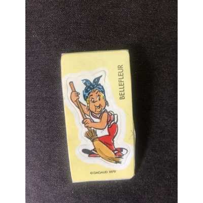 Asterix rare set of 9 Colgate stickers 1979 (Belgium)