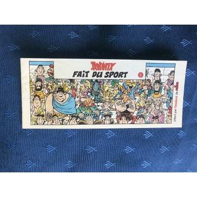 Asterix booklet Braisor Prior 1978 N°8 "fait du sport" new rusty staple