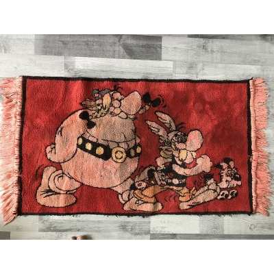 Rare Asterix carpet from the 60s