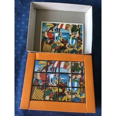 Asterix Ultra rare puzzle of 12 plastic cubes