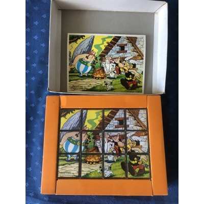 Asterix Ultra rare puzzle of 12 plastic cubes