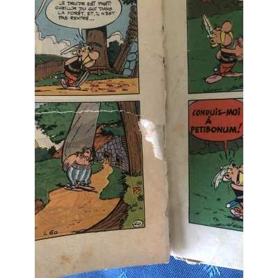 Rare Astérix le gaulois collection pilote 1ére Edition 3 titres cote BDM 5000€