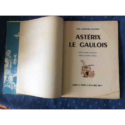 Rare Astérix le gaulois collection pilote 1ére Edition 3 titres cote BDM 5000€