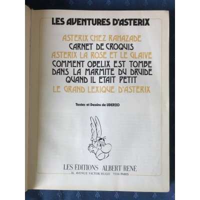 Asterix volume 7 ( VII ) complete deluxe Hachette / Dargaud