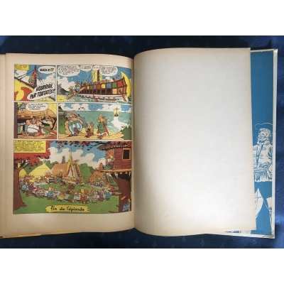 Astérix gladiateur dos blanc de la collection pilote 9 + 3 titres au dos de 1964