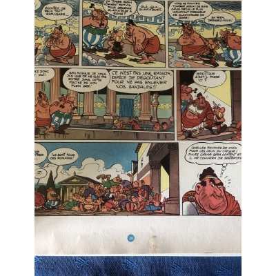 Astérix gladiateur dos blanc de la collection pilote 9 + 3 titres au dos de 1964