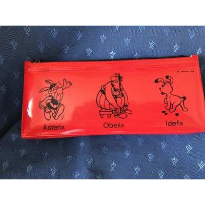 rare Asterix Faber Castell kit from 1976 new red