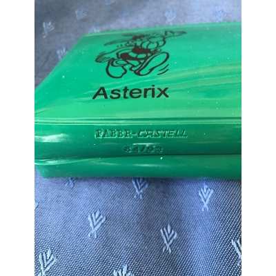 rare Asterix Faber Castell kit, 1976, new, green