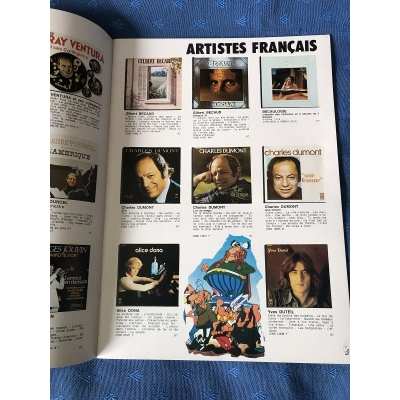 rare Astérix catalogue Pathé Marconi de 1976 NEUF