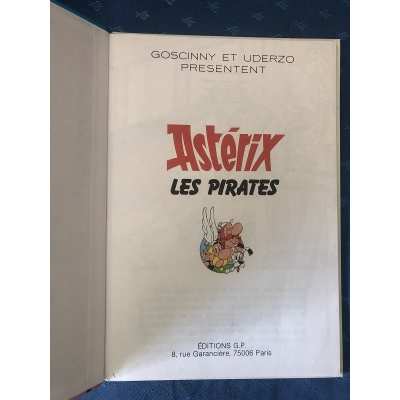 Rare Asterix Les pirates GP rouge et or N°7 TBE