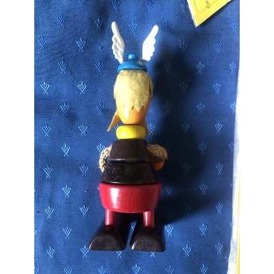 Astérix ancienne figurine bois made in western germany