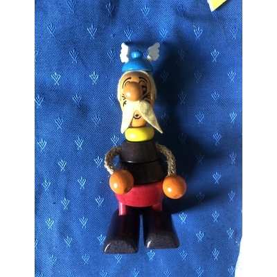 Asterix antique wooden figurine