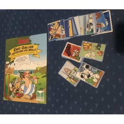 Astérix Album publicitaire de stickers de la marque Marktkauf