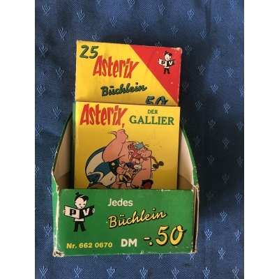 Ultra rare Astérix carton de présentation livret allemand 1973