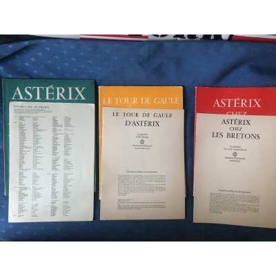 Rare Astérix les 3 albums Educatief Meulenhoff Rare Astérix les 3 albums Educatief Meulenhoff