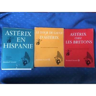 Rare Astérix les 3 albums Educatief Meulenhoff Rare Astérix les 3 albums Educatief Meulenhoff