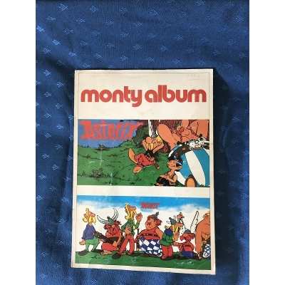 Astérix Monty Album COMPLET de 1984 avec 100 images cartonnées