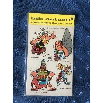 Asterix decals from 1971 (A17) new, size 18 x 10 cm