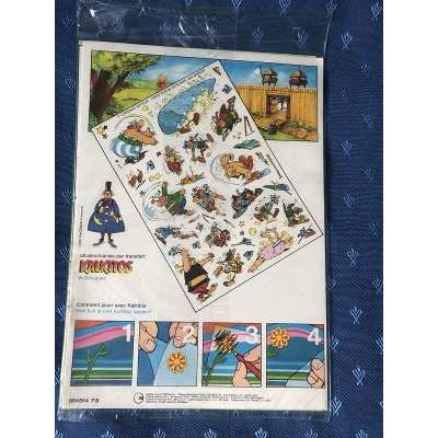 Asterix Kalkitos N°2 "the roman camp" brand new sealed 1979 dimensions 24 x 17 cm