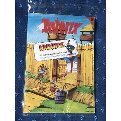 Asterix Kalkitos N°2 "the roman camp" brand new sealed 1979 dimensions 24 x 17 cm