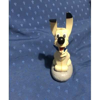 Asterix antique Idefix Deutsche Bank piggy bank from 1977