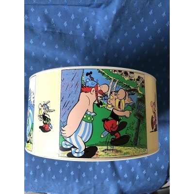 rare Astérix abat jour suspension lampe fin année 60