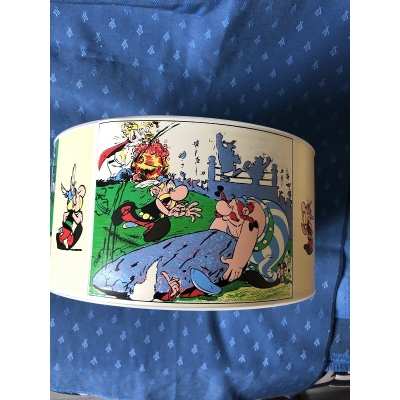 rare Astérix abat jour suspension lampe fin année 60