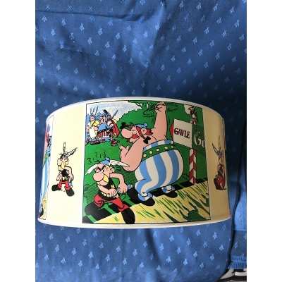 rare Astérix abat jour suspension lampe fin année 60