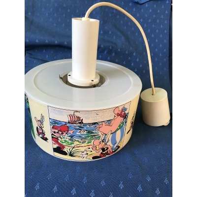 rare Astérix suspension lampe fin année 60 complète Très Bon Etat