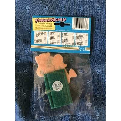 Asterix finger puppet New year 80 N°14 OBELIX in blister pack