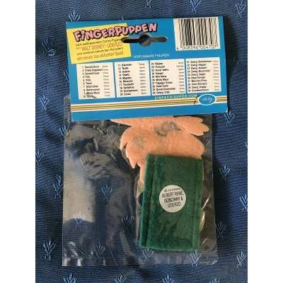 Asterix finger puppet New from year 80 N°15 Abraracourcix in blister pack