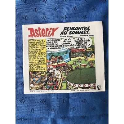 Asterix booklet ELF "RENCONTRE AU SOMMET" new