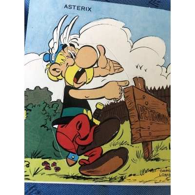 rarissime les 5 personnages MILKANA Astérix en état neuf de 1967